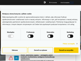 'kolejedolnoslaskie.pl' screenshot