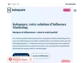 'kolsquare.com' screenshot