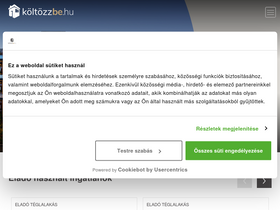 'koltozzbe.hu' screenshot