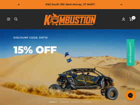 'kombustionmotorsports.com' screenshot