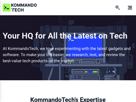 'kommandotech.com' screenshot