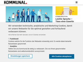 'kommunal.de' screenshot