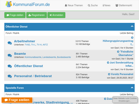 'kommunalforum.de' screenshot