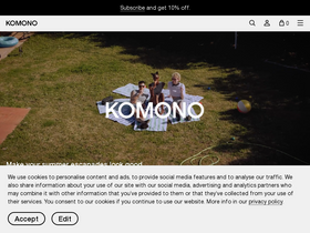'komono.com' screenshot