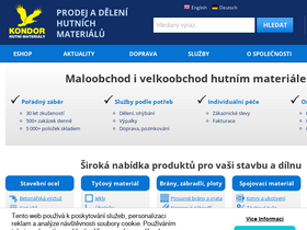 'kondor.cz' screenshot