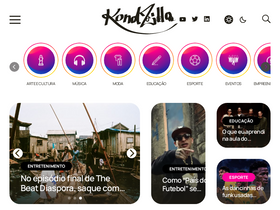 'kondzilla.com' screenshot