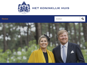 'koninklijkhuis.nl' screenshot