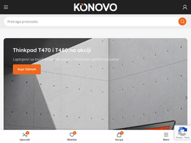 'konovo.rs' screenshot