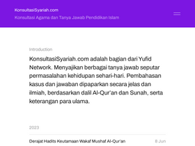 'konsultasisyariah.com' screenshot