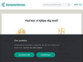 'konsumenternas.se' screenshot