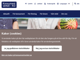 'konsumentverket.se' screenshot
