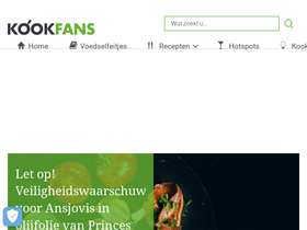 'kookfans.nl' screenshot