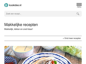 'kookidee.nl' screenshot