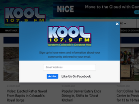 'kool1079.com' screenshot