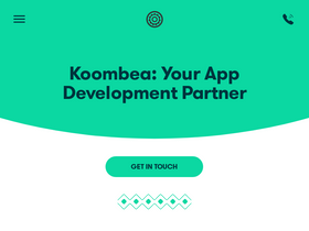 'koombea.com' screenshot