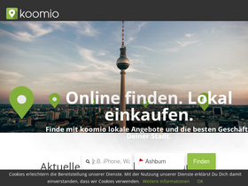 'koomio.com' screenshot