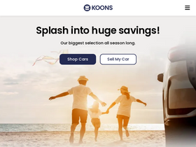 'koons.com' screenshot
