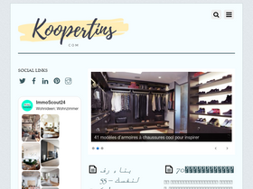 'koopertins.com' screenshot