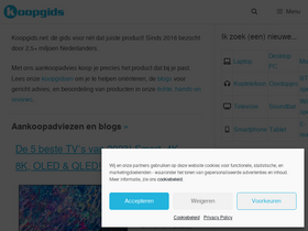 'koopgids.net' screenshot