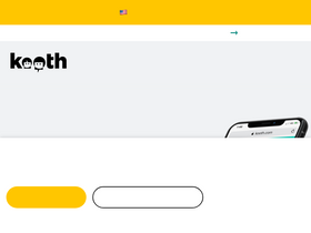 'kooth.com' screenshot
