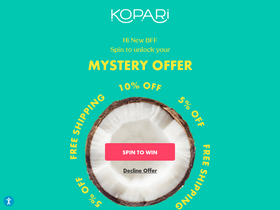 'koparibeauty.com' screenshot