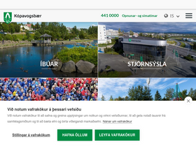 'kopavogur.is' screenshot