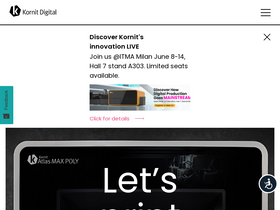 'kornit.com' screenshot
