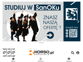 'korsosanockie.pl' screenshot