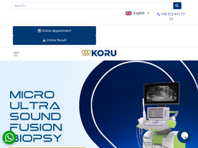 'koruhastanesi.com' screenshot