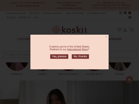 'koskii.com' screenshot