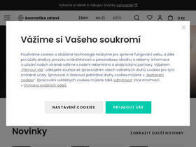 'kosmetika-zdravi.cz' screenshot