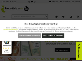 'kosmetikfuchs.de' screenshot