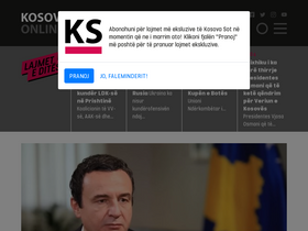 'kosova-sot.info' screenshot