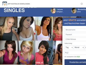 'kostenlose-singles.com' screenshot