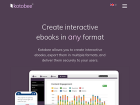 'kotobee.com' screenshot