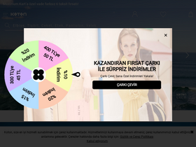 'koton.com' screenshot