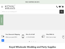 'koyalwholesale.com' screenshot