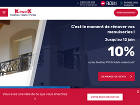'kpark.fr' screenshot