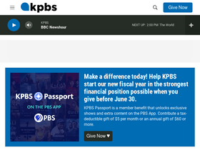 'kpbs.org' screenshot