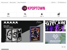 'kpoptown.com' screenshot