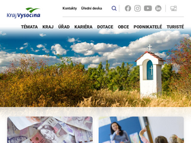 'kr-vysocina.cz' screenshot