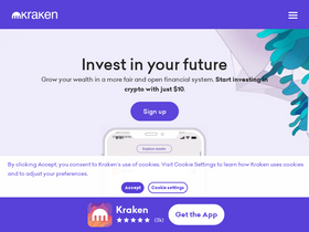 'kraken.com' screenshot