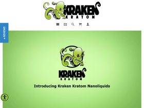 'krakenkratom.com' screenshot