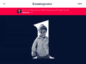 'krautreporter.de' screenshot