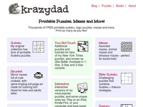 'krazydad.com' screenshot