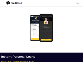 'kreditbee.in' screenshot