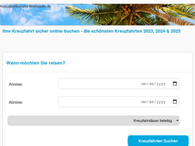 'kreuzfahrten-und-weltreisen.de' screenshot