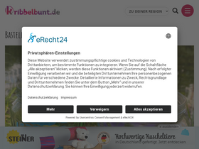 'kribbelbunt.de' screenshot