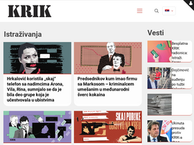 'krik.rs' screenshot