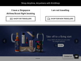 'krisshop.com' screenshot